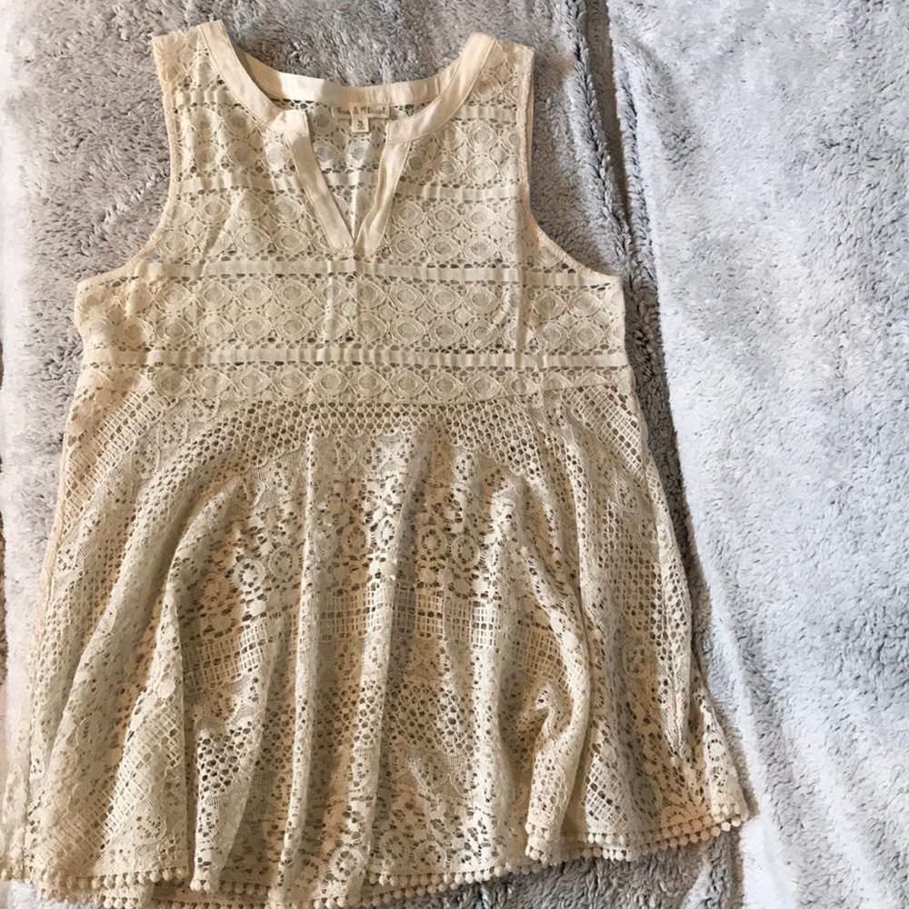 Lace tank